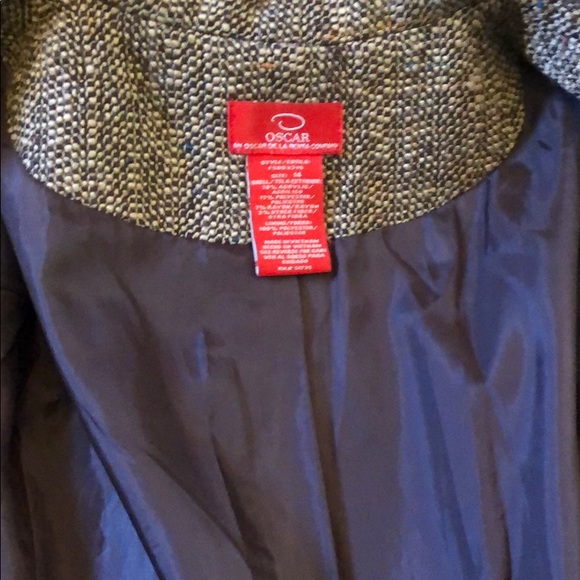 Vintage Oscar de la Renta textured tweed blazer - Picture 11 of 11